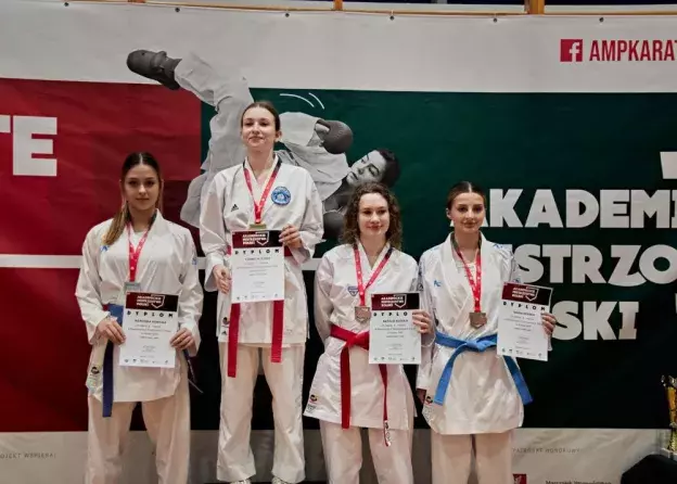 Złoto na Akademickich Mistrzostwach Polski w Karate